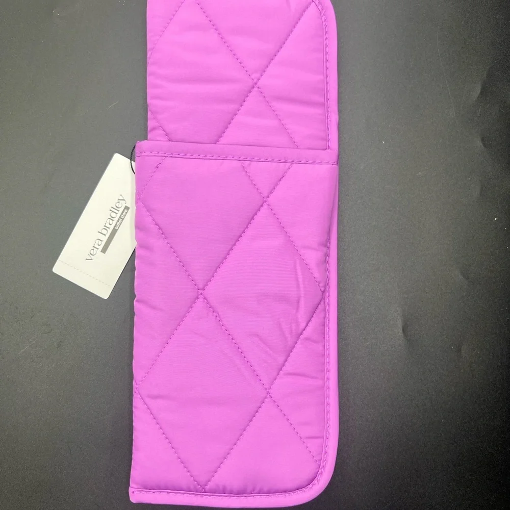 Vera Bradley curling / flat iron cover purple